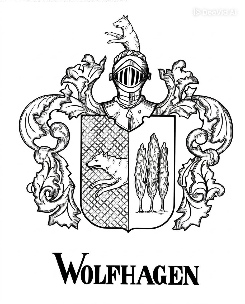 Wolfhagen Identity Consult ApS heraldic crest
